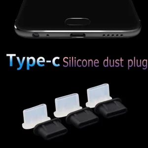 Silicone USB Type-C Dust Plug Mobile Phone Accessories Charging Port Headphone