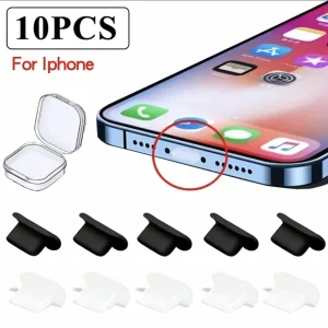 iPhone , Samsung , Smartphone Charging Port Dust Plug. Lightning , Usb C Port